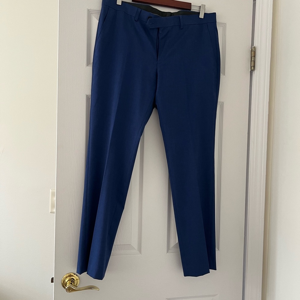 Men's Blue Dress Pants